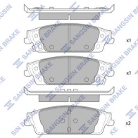 Тормозные колодки дисковые SANGSIN PLNAER 3 Cadillac Escalade 4 (GMT K2) Внедорожник SP4011