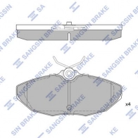 Тормозные колодки дисковые SANGSIN SP4062 Jaguar S-Type (X200) 1 Седан 2.7 D 207 л.с. 2004 – 2007 T T5I9U4