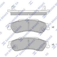 Тормозные колодки дисковые SANGSIN CR SMX 1439856697 SP4076