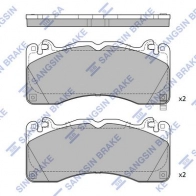 Тормозные колодки дисковые SANGSIN 1439856860 EYW T2 SP4312