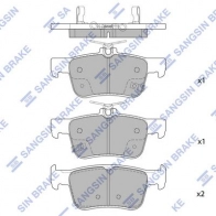 Тормозные колодки дисковые SANGSIN BL5 FC 1439856862 SP4315