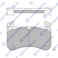 Тормозные колодки дисковые SANGSIN Land Rover Range Rover 4 (L405) Внедорожник 3.0 D 4x4 249 л.с. 2012 – 2025 SP4351 ZU1 TP