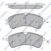 Тормозные колодки дисковые SANGSIN SP4482 9NHL M 1439856981