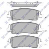 Тормозные колодки дисковые SANGSIN SP4510 1439857003 4I DMI