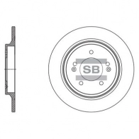 Тормозной диск SANGSIN SD1131 Hyundai Grandeur (HG) 5 Седан 2.4 GDI 190 л.с. 2011 – 2016 5O TBV