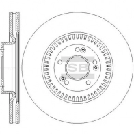 Тормозной диск SANGSIN Hyundai Genesis (BH) 1 Седан 3.8 V6 335 л.с. 2008 – 2014 SD1149 3HT BJ