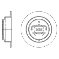 Тормозной диск SANGSIN Kia Opirus (GH) 1 Седан 3.5 203 л.с. 2003 – 2024 SD2064 Y K9VI8