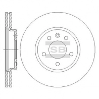 Тормозной диск SANGSIN Chevrolet Cruze 1 (J308) Универсал 1.4 140 л.с. 2012 – наст. время SD3047 N991 K0Z