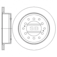 Тормозной диск SANGSIN 1422790090 SD4027 HWWR 1