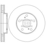 Тормозной диск SANGSIN SD4029 1439914006 V4 SKW