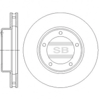 Тормозной диск SANGSIN RTB HXJ 1422790094 SD4037