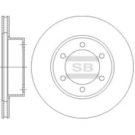Тормозной диск SANGSIN A74SB AR 1420582385 SD4038