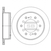 Тормозной диск SANGSIN 1422790095 2 7VU1X SD4039
