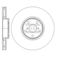 Тормозной диск SANGSIN SD4068 6 T9IV 1422790108