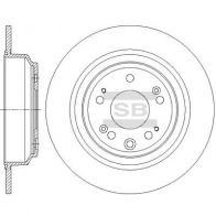 Тормозной диск SANGSIN Honda Accord 8 (CW) Универсал 2.2 i DTEC (CW3) 180 л.с. 2008 – 2025 ZL 315C SD4117