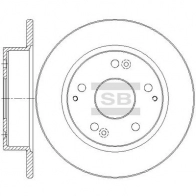 Тормозной диск SANGSIN Honda Integra 4 (DC5) Купе 2.0 16V Type R 220 л.с. 2002 – 2024 SD4140 WHL W2X