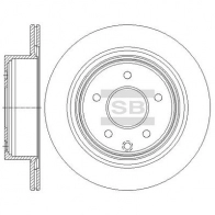 Тормозной диск SANGSIN SD4241 Renault Koleos (HY) 1 Кроссовер 2.0 dCi 4x4 (HY0B) 173 л.с. 2008 – наст. время F1N86 UU