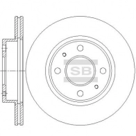 Тормозной диск SANGSIN Z 1MY6P Nissan Sunny SD4268