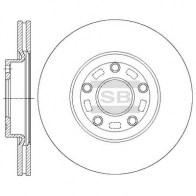 Тормозной диск SANGSIN SD4428 1439914180 EX 1RA9X