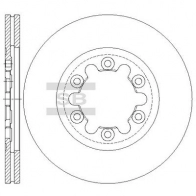 Тормозной диск SANGSIN SD4443 1439914190 V URZ9