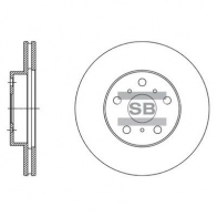 Тормозной диск SANGSIN SD4611 1439914212 F6 2E8Q
