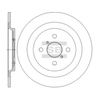 Тормозной диск SANGSIN SD4621 8QW M4Y Toyota Yaris (XP130) 3 Хэтчбек 1.4 D (NLP130) 90 л.с. 2011 – 2025