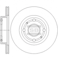 Тормозной диск SANGSIN Toyota Duet SD4637 CC VABL