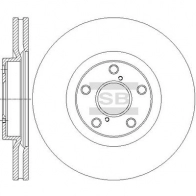 Тормозной диск SANGSIN Lexus LS (XF30) 3 2000 – 2006 SD4643 XJ J1A