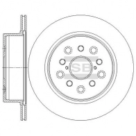 Тормозной диск SANGSIN CYAN UG SD4650 Lexus LS (XF30) 3 2000 – 2006
