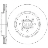Тормозной диск SANGSIN SD4816 Suzuki Swift (FZ, NZ) 3 Хэтчбек 1.3 DDiS (AZG 413D) 75 л.с. 2010 – наст. время EGR IU