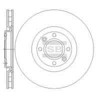 Тормозной диск SANGSIN SD5005 1439914337 5T5 NPE