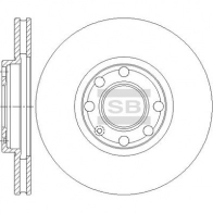 Тормозной диск SANGSIN SD5107 Opel Astra (G) 2 Хэтчбек 2.0 DTI 16V (F08. F48) 101 л.с. 1999 – 2005 ULYB VH