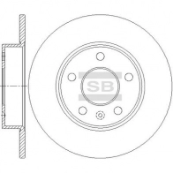 Тормозной диск SANGSIN Opel Astra (G) 2 Седан 1.6 (F69) 103 л.с. 2002 – 2009 N Q934 SD5113