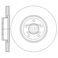 Тормозной диск SANGSIN Ford Transit Connect 2 (C307) Универсал 2.5 171 л.с. 2013 – наст. время EXN1 Z SD5313