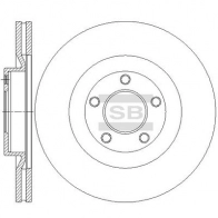 Тормозной диск SANGSIN SD5324 A T5S0 Ford Edge