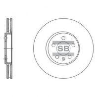 Тормозной диск SANGSIN SD5408 XG IXS Seat Ibiza (6J1, 6P5) 4 Купе 1.4 TSI Cupra 180 л.с. 2009 – наст. время
