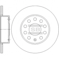 Тормозной диск SANGSIN SD5412 4DATJ NF 1439914435