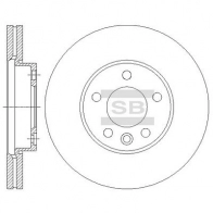 Тормозной диск SANGSIN J11 CVD 1439914527 SD5703