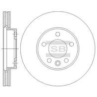 Тормозной диск SANGSIN J11 CVD Volkswagen SD5703