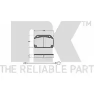 Тормозные колодки дисковые, комплект NK 221809 WVA 20573/15 4RIEI 1237995