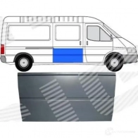 Железо боковой правой двери, рем панель SIGNEDA 1422702478 I A1AMHA PFD88002BR