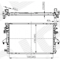 Радиатор охлаждения 2,0/2,0tdi mt/at