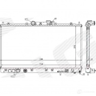 Радиатор охлаждения 2,0/2,4/2,5 at SIGNEDA RA62869Q 1438090111 R M9BP38