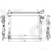Радиатор охлаждения 2,0dci/2,0cdti mt/at 2007> SIGNEDA 1438091369 3Q1 KYTY RA63122Q