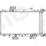 Радиатор охлаждения 2,2cdti mt/at SIGNEDA RA606216Q K XM8H 1438089982
