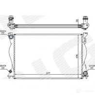 Радиатор охлаждения 2,4/2,8fsi/3,0/3,0fsi/3,2fsi