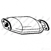 Задний противотуманный фонарь KLOKKERHOLM NOCD Z 05370781a1 Citroen C4 1 (LA, LC, PF2) 2004 – 2009