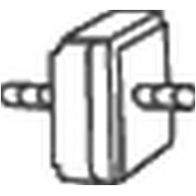 Резинка глушителя KLOKKERHOLM 1440728433 255-282 BO NES