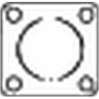 Прокладка глушителя KLOKKERHOLM 256-093 PH9 YZ 1440728521
