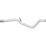 Выхлопная труба глушителя KLOKKERHOLM Peugeot 307 1 (3A, H, E, PF2) 2000 – 2011 852-385 2LTY NKG